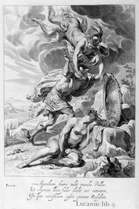 Perseo taglia la testa di Medusa, 1655 da Michel de Marolles