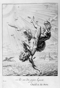 La caduta di Icaro, 1655 da Michel de Marolles