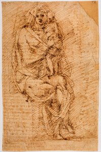 Madonna con Bambino da Michelangelo (after) Buonarroti