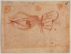 Studio di occhi da Michelangelo (after) Buonarroti
