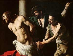 La flagellazione di Cristo, c.1605-7 da Michelangelo (attr. to) Caravaggio