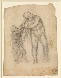 Enea e un bambino (recto) da Michelangelo Buonarroti