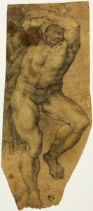 Nudo Maschile Ascendente da Michelangelo Buonarroti