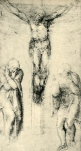 Cristo sulla croce tra la Vergine e San Giovanni, c1560-1564 da Michelangelo Buonarroti