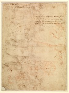 Studio di figura da Michelangelo Buonarroti