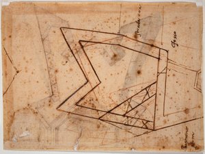 Piano di fortificazione da Michelangelo Buonarroti