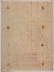 Piano frammentario del convento di San Lorenzo da Michelangelo Buonarroti