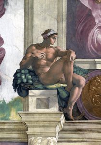 Ignudo (soffitto della Cappella Sistina in Vaticano)