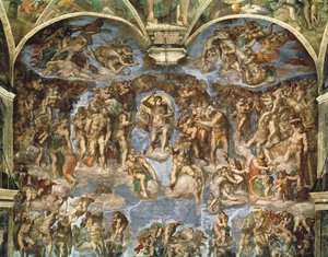 Il Giudizio Universale, dalla Cappella Sistina da Michelangelo Buonarroti