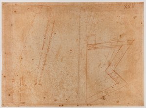 Piano delle mura vicino alla Porta di San Pier Gattolini da Michelangelo Buonarroti