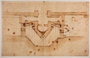 Progetto di fortificazione di una porta, XVI secolo da Michelangelo Buonarroti