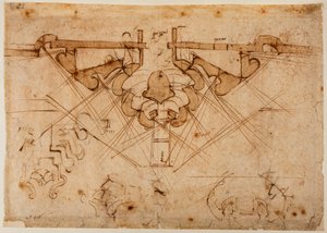 Progetto di bastioni per una porta da Michelangelo Buonarroti