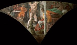 Punizione di Aman (Soffitto della Cappella Sistina) da Michelangelo Buonarroti
