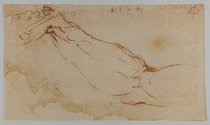 Schizzo per il braccio destro di 