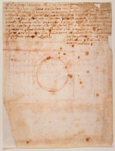 Bozzetti per il tamburo della cupola di Santa Maria del Fiore e lettera al cardinale di Bibbiena