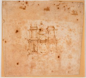 Studi per un monumento funebre per la Nuova Sagrestia