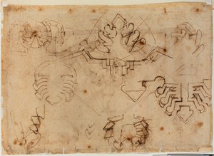 Studi per fortificazioni da Michelangelo Buonarroti