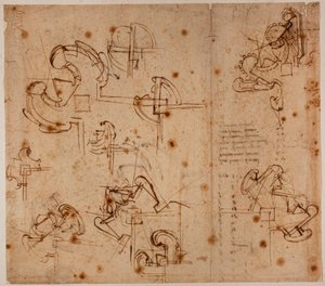 Studi di fortificazioni per un portale