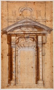 Studio per Porta Pia da Michelangelo Buonarroti