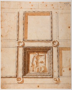 Studio per la decorazione della cupola per la Sagrestia Nuova da Michelangelo Buonarroti