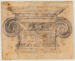 Studio di capitello ionico