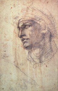 Studio di una testa da Michelangelo Buonarroti