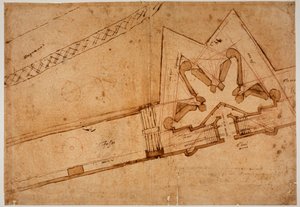 Studio di fortificazione per la Porta al Prato