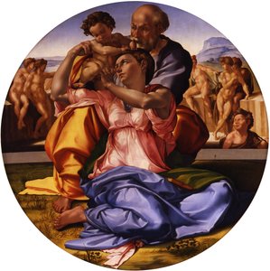 La Sacra Famiglia (Tondo Doni) da Michelangelo Buonarroti