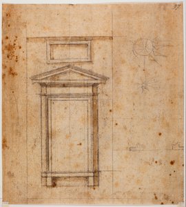Progetto di finestra da Michelangelo Buonarroti