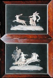 Due di una serie di sei scene allegoriche da Michelangelo Maestri