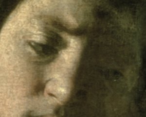 Davide con la testa di Golia (dettaglio)