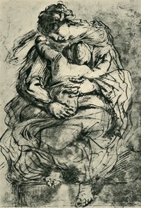 Madonna e bambino, fine XVI-inizio XVII secolo, 1943 da Michelangelo Merisi Caravaggio
