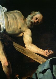 La crocifissione di San Pietro (dettaglio) da Michelangelo Merisi Caravaggio