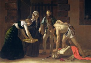 La decapitazione di San Giovanni Battista, 1608 (dettaglio)