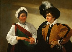 La chiromante da Michelangelo Merisi Caravaggio
