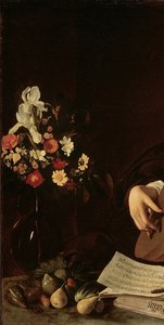 Il Suonatore di Liuto, c.1595 (dettaglio) da Michelangelo Merisi Caravaggio