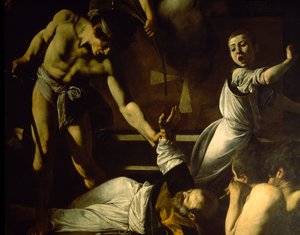 Il martirio di San Matteo (dettaglio), 1599-1600