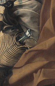 (dettaglio) Riposo durante la fuga in Egitto da Michelangelo Merisi da Caravaggio