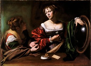 Marta e Maria Maddalena da Michelangelo Merisi da Caravaggio