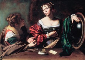 Marta e Maria Maddalena da Michelangelo Merisi da Caravaggio