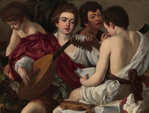 I musicisti, c.1595 da Michelangelo Merisi da Caravaggio