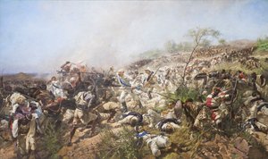 La battaglia di Dogali da Michele Cammarano