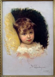 Ritratto di bambino da Michele Giordigiani