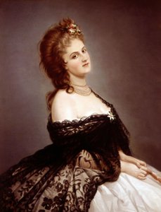 Virginia Oldoini, contessa di Castiglione, dopo una foto di Pierre-Louis Pierson, 1862