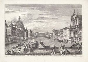 Canal Grande a Venezia da Michele Marieschi