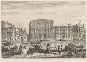 Vedute di Venezia: Palazzo Pesaro da Michele Marieschi
