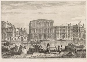 Vedute di Venezia: Palazzo Pesaro, 1741 da Michele Marieschi