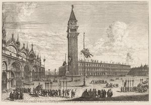 Vedute di Venezia: Piazza e Piazzetta da Michele Marieschi