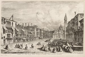 Vedute di Venezia: S. Maria Formosa da Michele Marieschi