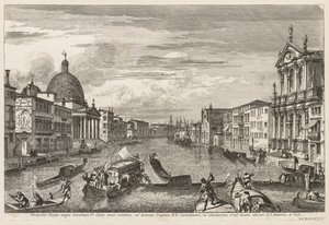 Vedute di Venezia: Santa Chiara, 1741